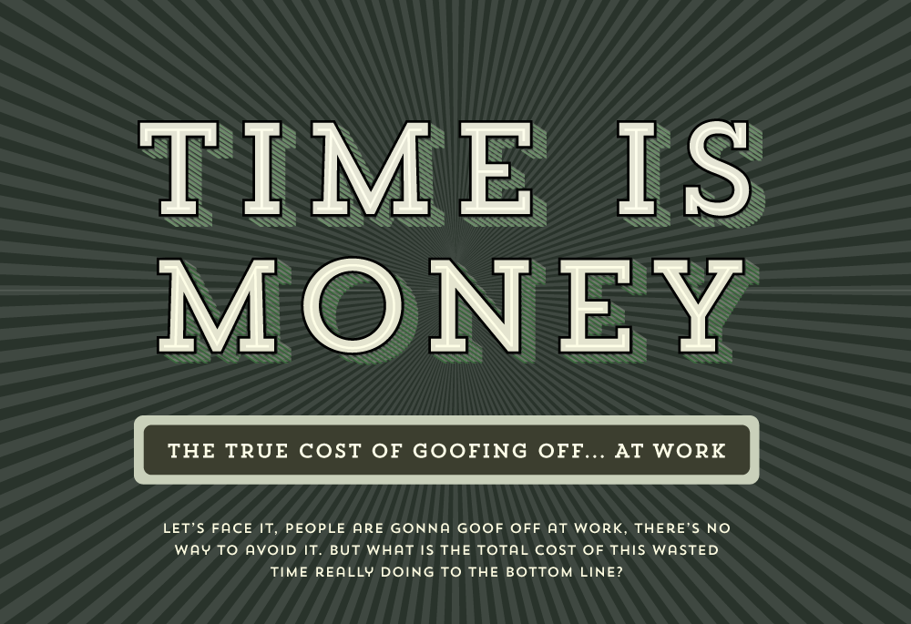 time is money infographic header image